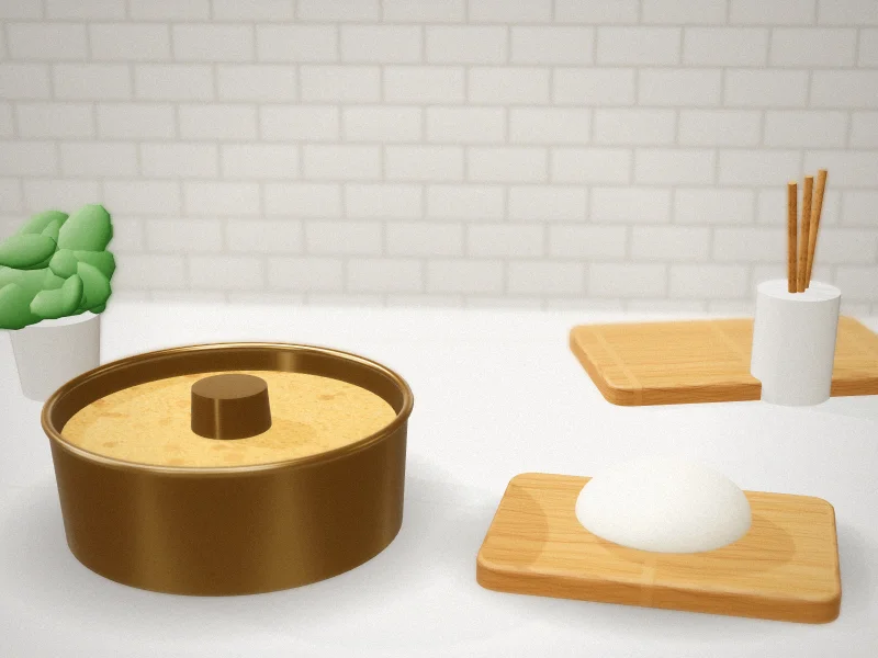 Wilton Gold Non-Stick Angel Food Tube Cake Pan in a home kitchen