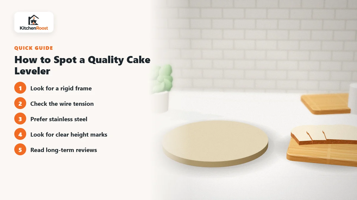 How to Spot a Quality Cake Leveler - best quality cake leveler