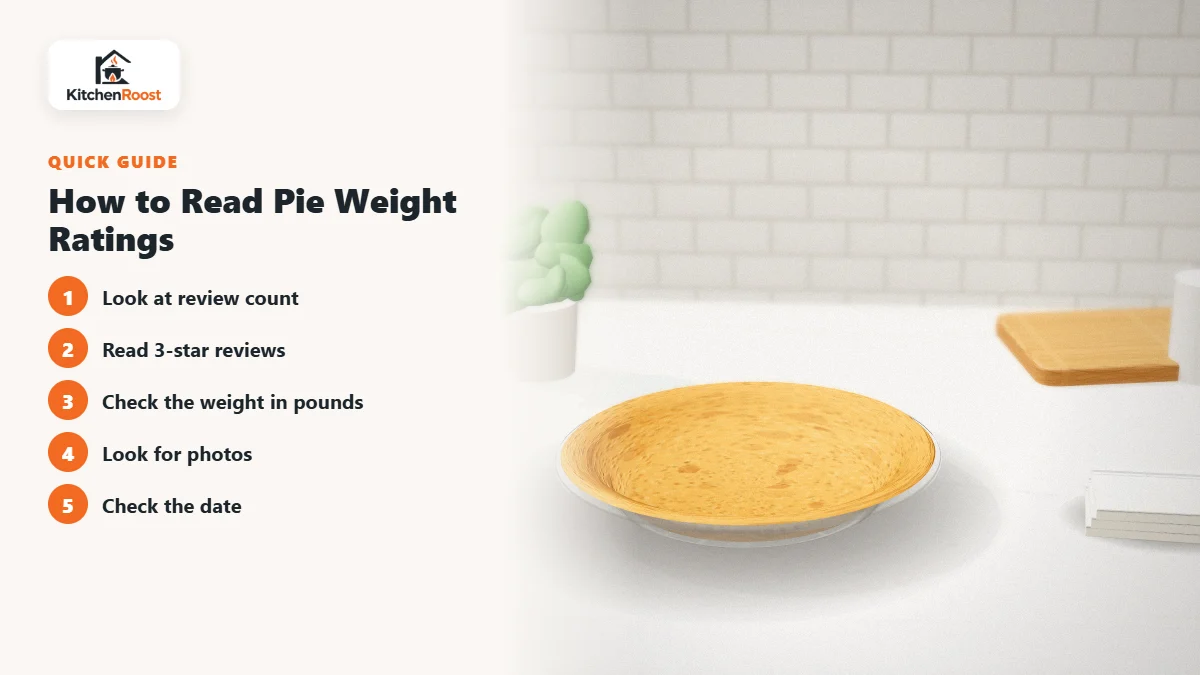 How to Read Pie Weight Ratings - best rated baking weights