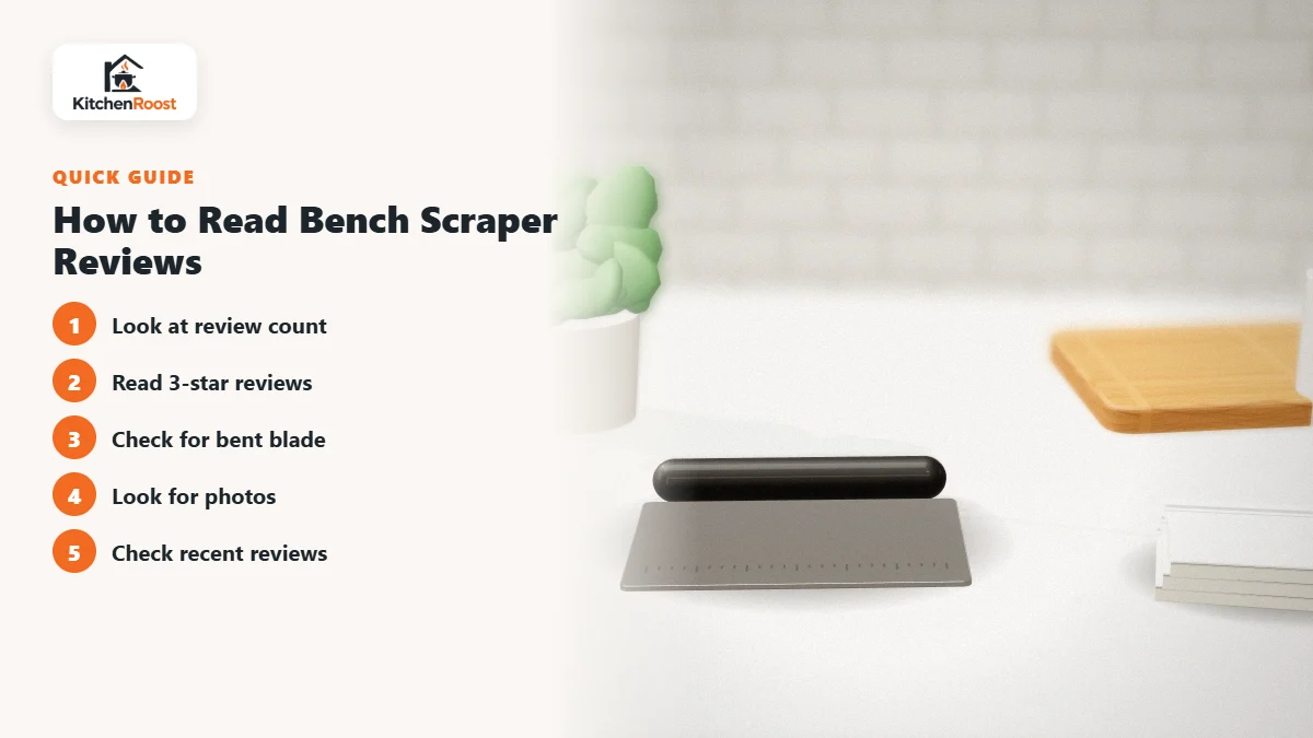 How to Read Bench Scraper Reviews - best rated bench scraper