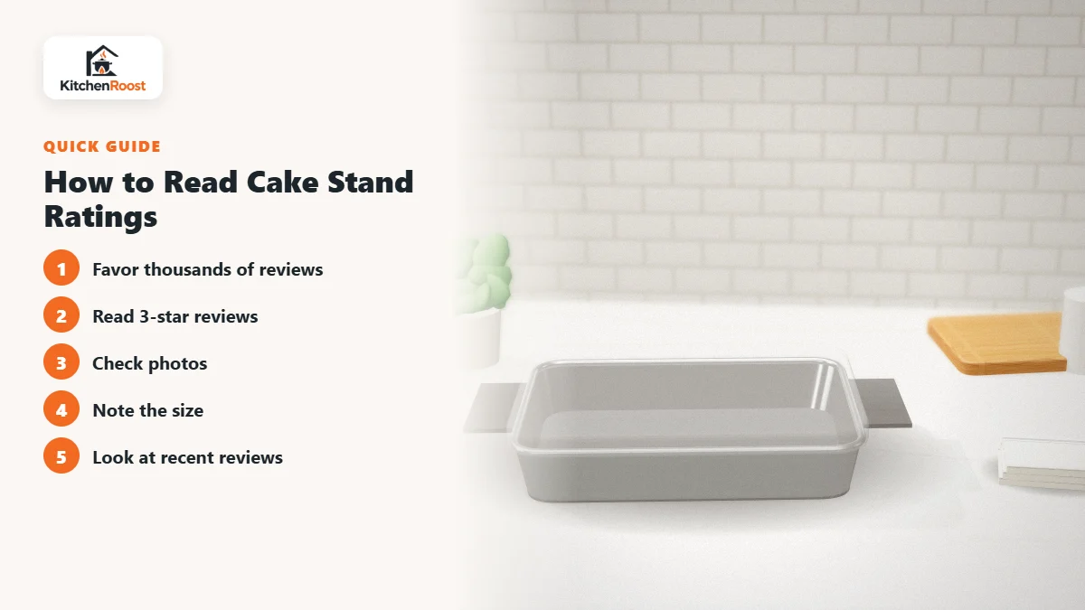 How to Read Cake Stand Ratings - best rated cake stand