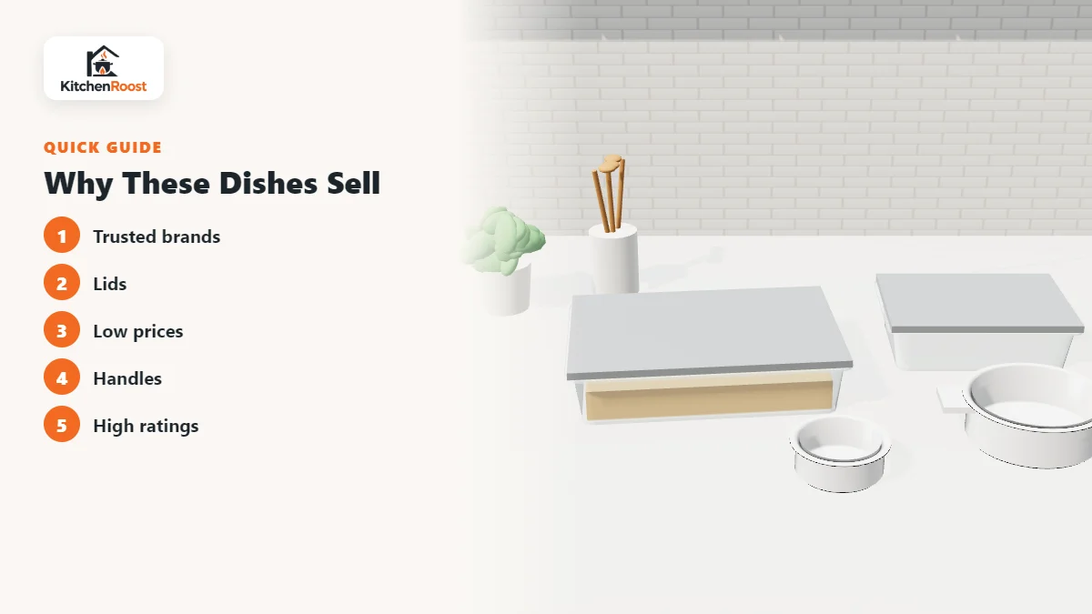 Why These Dishes Sell - best selling baking dish