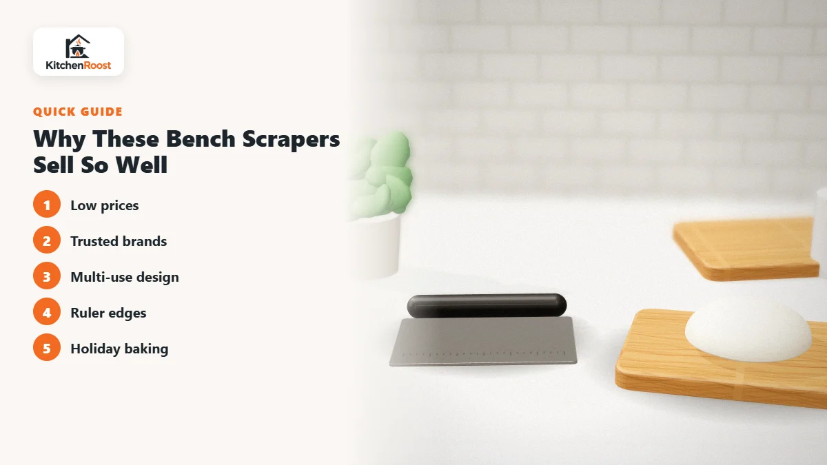 Why These Bench Scrapers Sell So Well - best selling bench scraper
