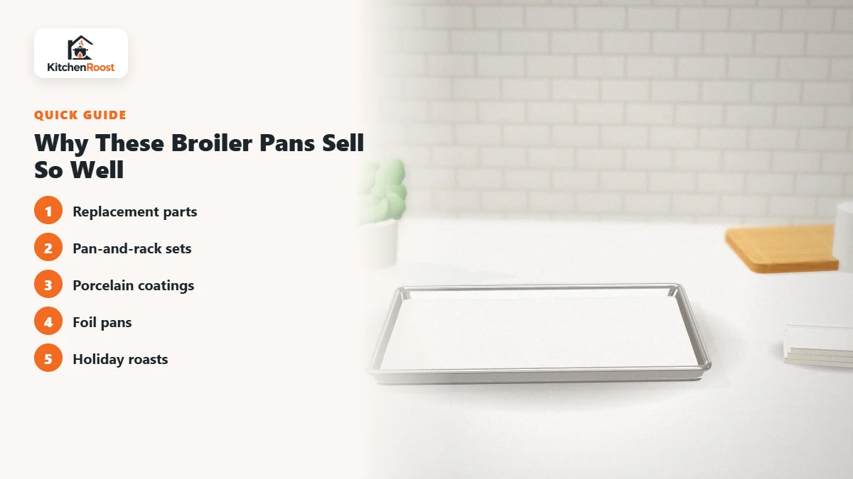 Why These Broiler Pans Sell So Well - best selling broiler pan