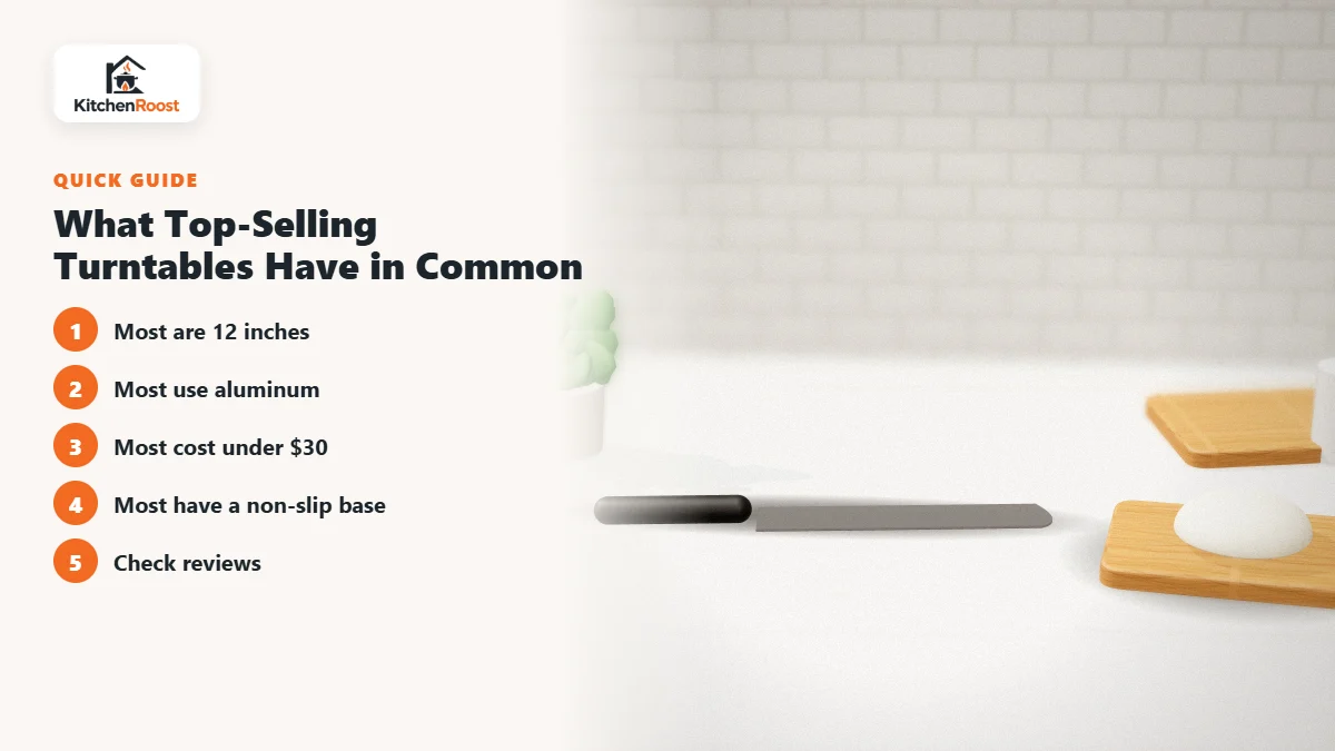 What Top-Selling Turntables Have in Common - best selling cake decorating turntable