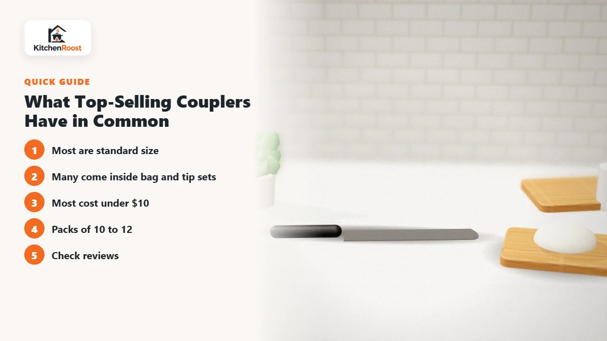 What Top-Selling Couplers Have in Common - best selling cake piping coupler
