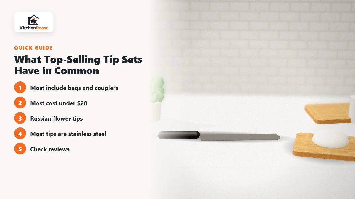What Top-Selling Tip Sets Have in Common - best selling cake piping nozzle