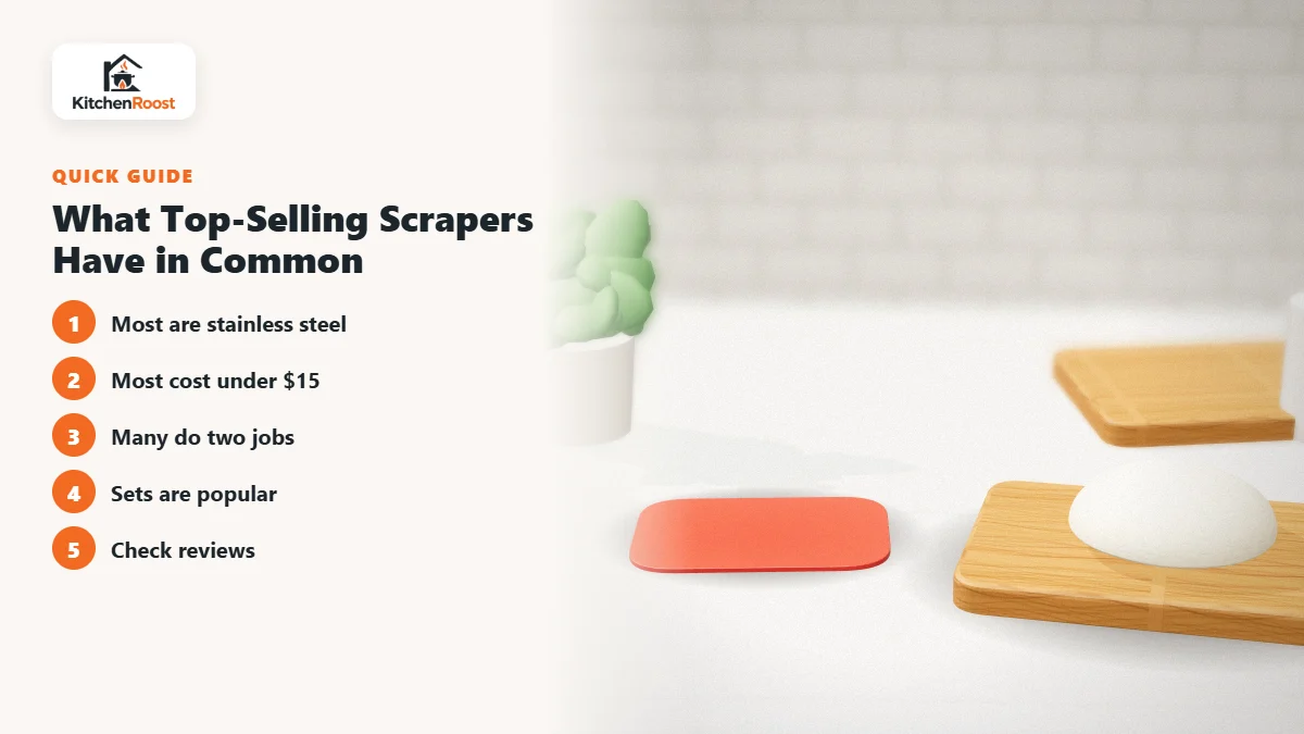 What Top-Selling Scrapers Have in Common - best selling cake scraper