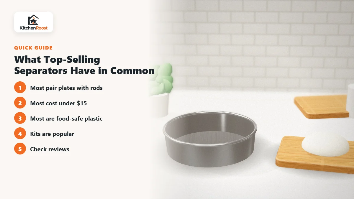 What Top-Selling Separators Have in Common - best selling cake separator