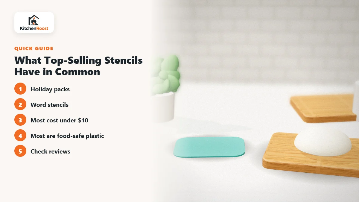 What Top-Selling Stencils Have in Common - best selling cake stencils