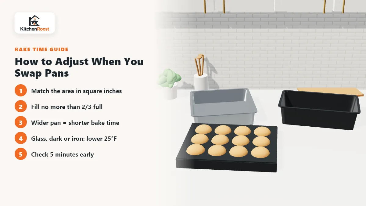 Muffin tin, loaf pan and square pan as 9 inch cake pan substitutes