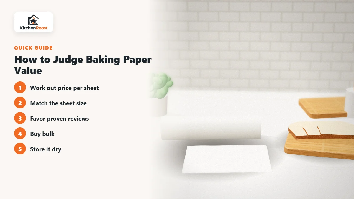 How to Judge Baking Paper Value - best value baking paper