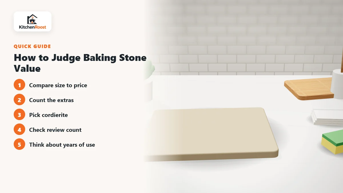 How to Judge Baking Stone Value - best value baking stone