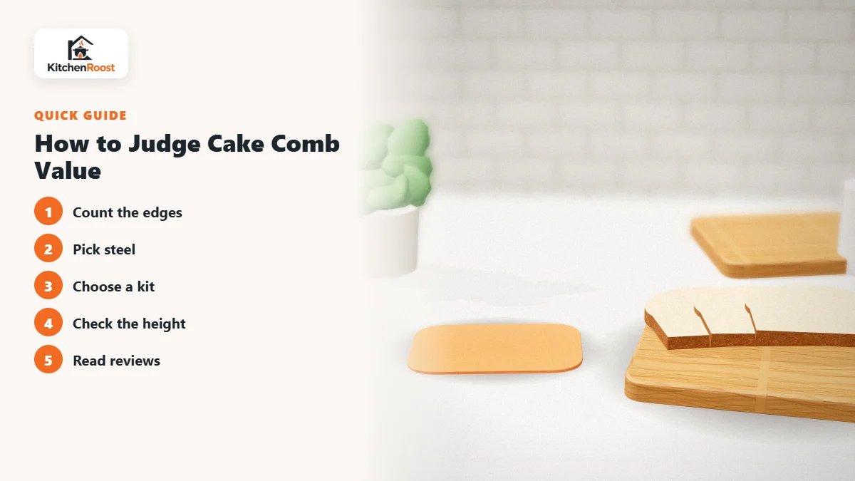 How to Judge Cake Comb Value - best value cake comb