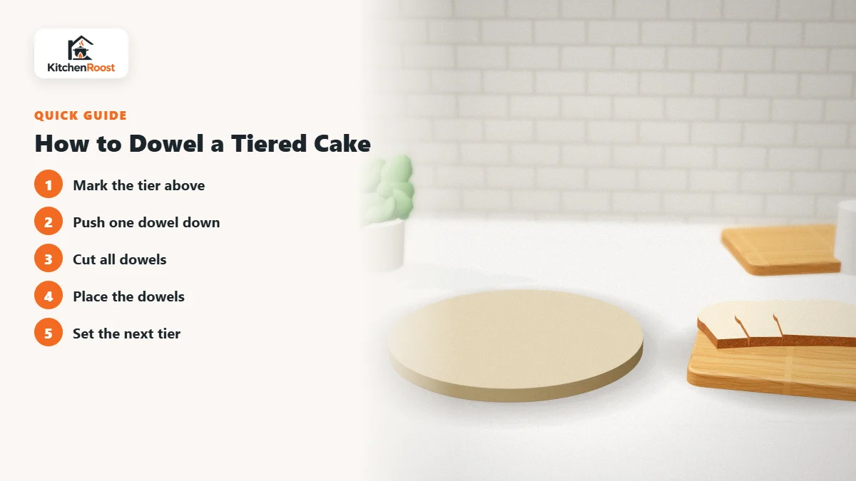 How to Dowel a Tiered Cake - best value cake dowels