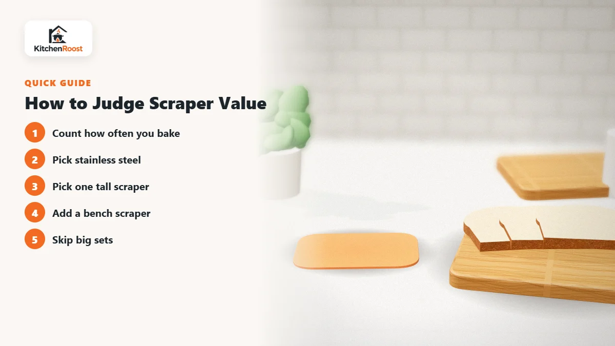 How to Judge Scraper Value - best value cake scraper