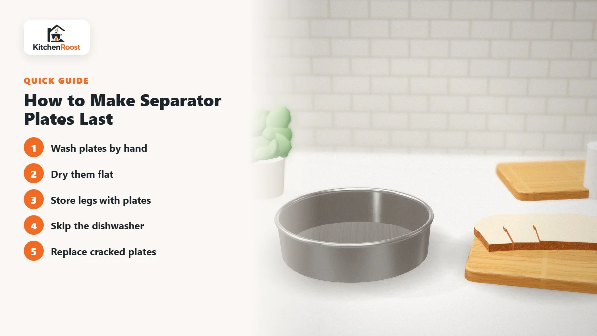 How to Make Separator Plates Last - best value cake separator