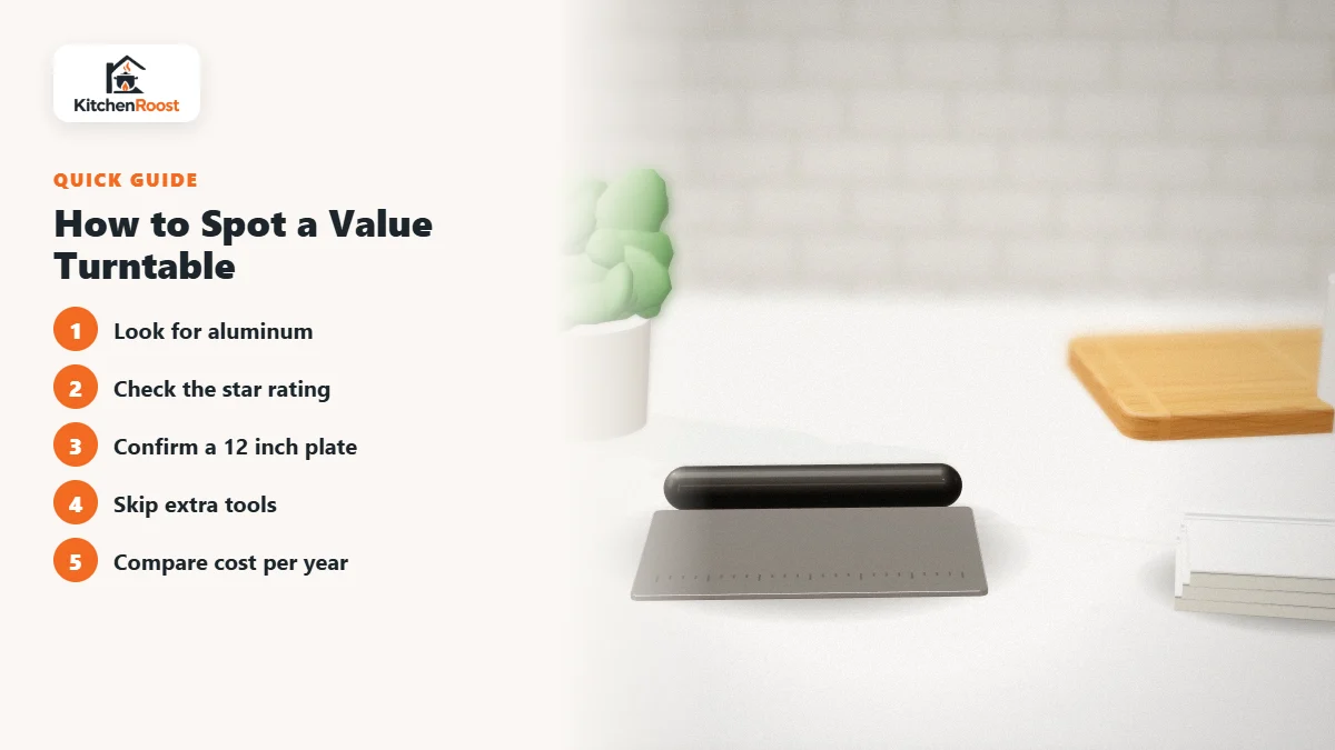 How to Spot a Value Turntable - best value cake turntable